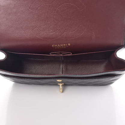 Chanel Caviar Quilted Jumbo Double Flap Black 5 of 8