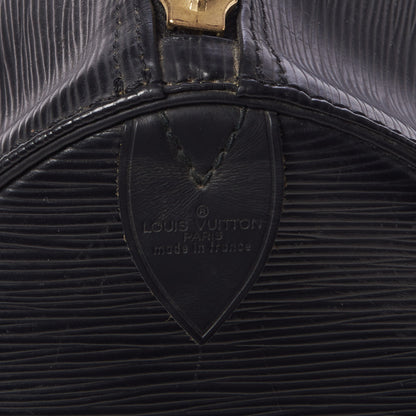 Louis Vuitton Epi Keepall 45 Black 7 of 9