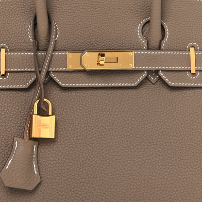Hermes Togo Birkin 30 Etoupe 8 of 13