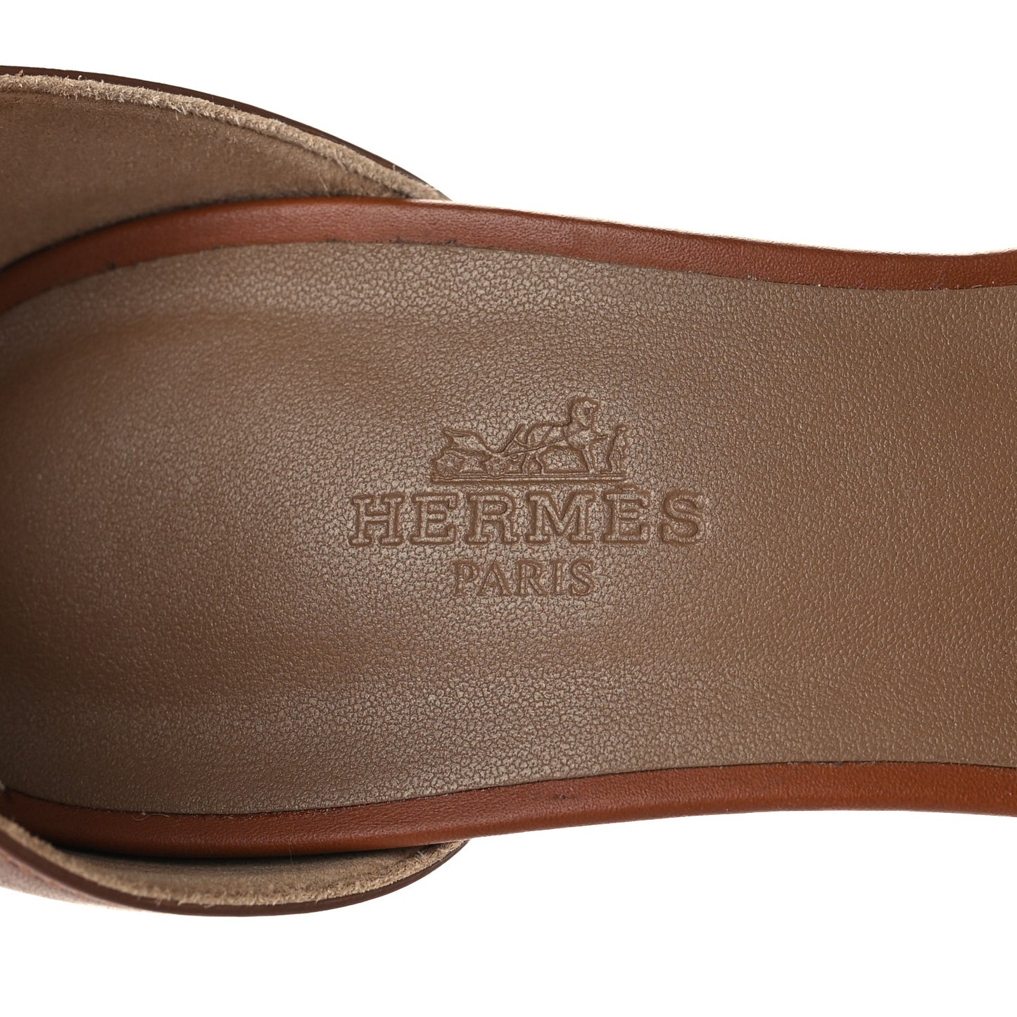 Calfskin Legend Wedge Sandals 38 Gold