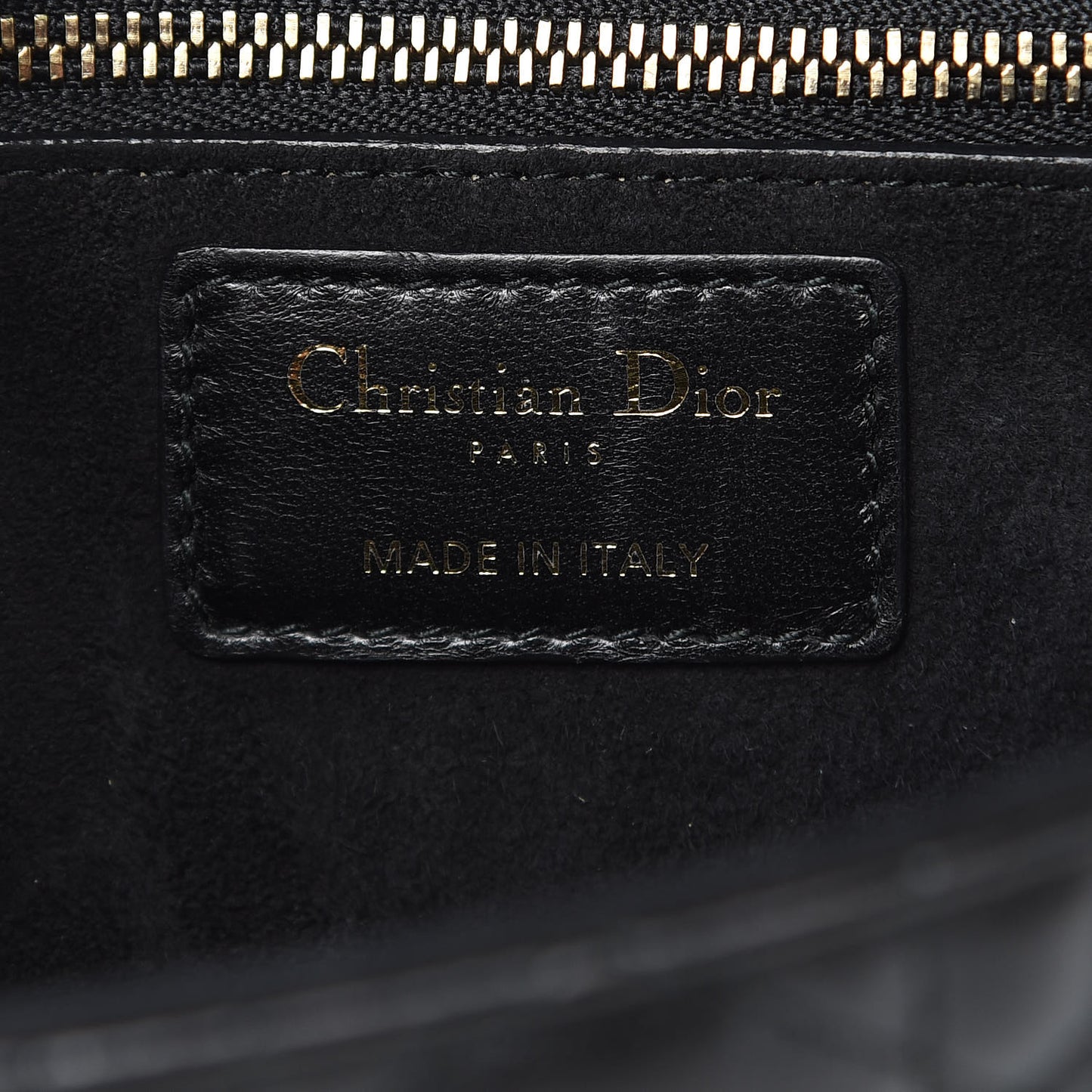 Lambskin Cannage Small Dioraddict Flap Bag Black