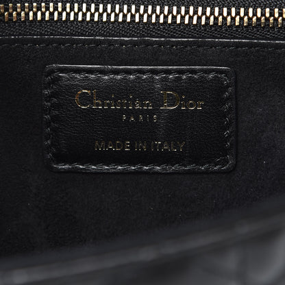 Christian Dior Lambskin Cannage Small Dioraddict Flap Bag Black 6 of 12