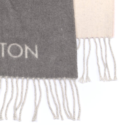Louis Vuitton Cashmere Monogram Reykjavik Scarf Bleu Rose 5 of 8