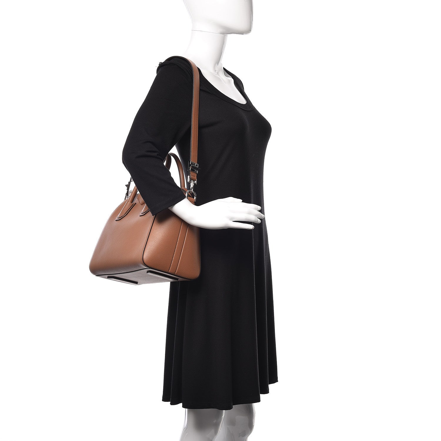 Givenchy Sugar Goatskin Small Antigona Pony Brown 2 of 10