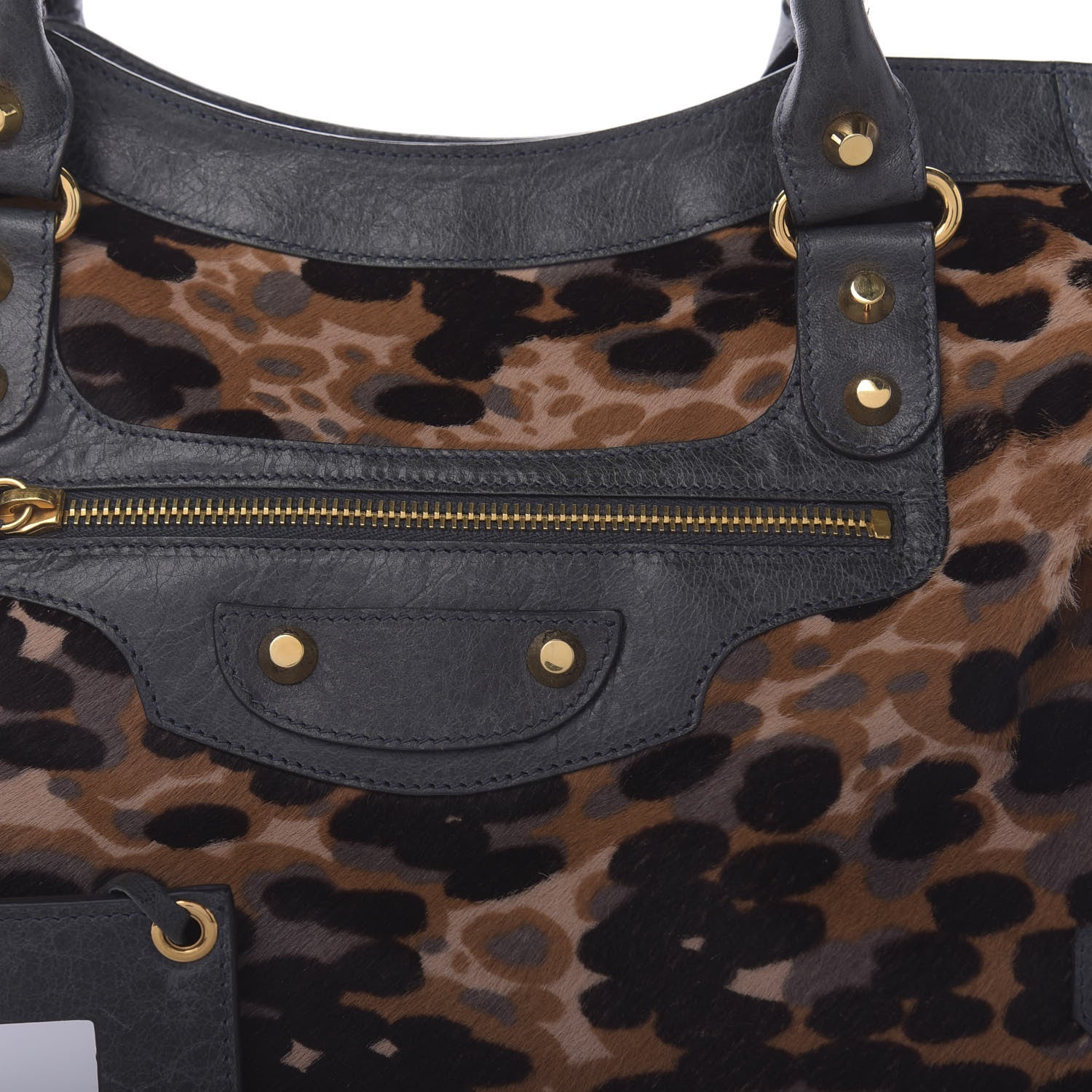 Balenciaga Pony Hair Leopard City Anthracite LTD ED 10 of 10