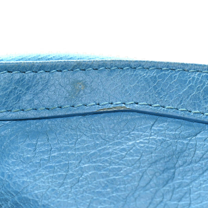 Balenciaga Agneau Classic Hardware Flat Crossbody Bleu Azur Clair 11 of 11