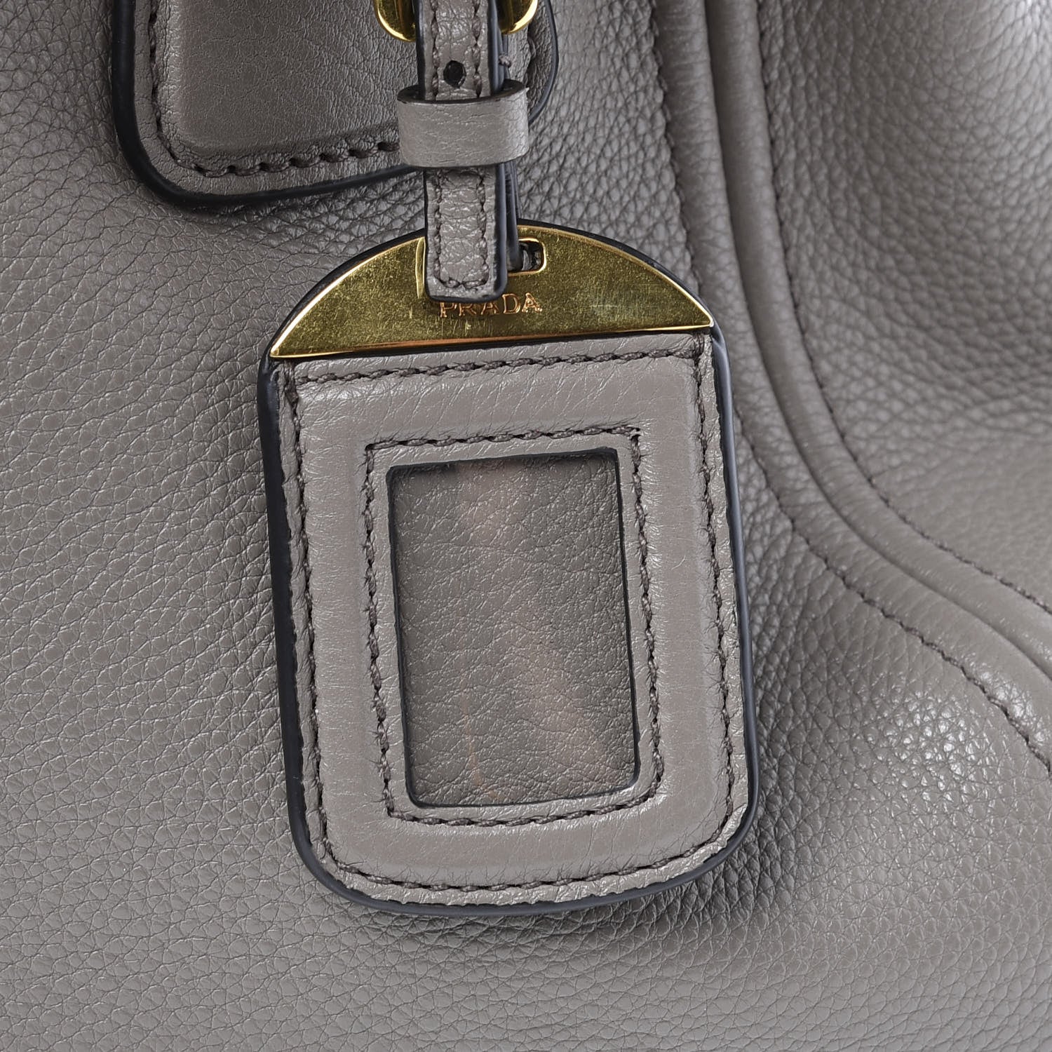 Prada Vitello Phenix Shoulder Bag Argilla 9 of 11