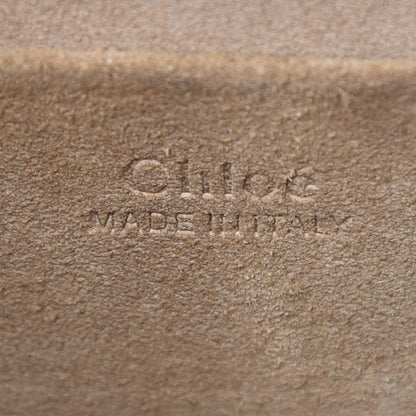 Chloe Calfskin Suede Quilted Small Nile Bracelet Bag Natural White 7 of 8