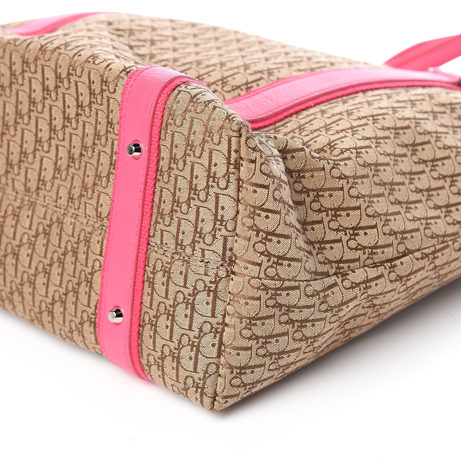 Christian Dior Monogram Tote Pink 10 of 11