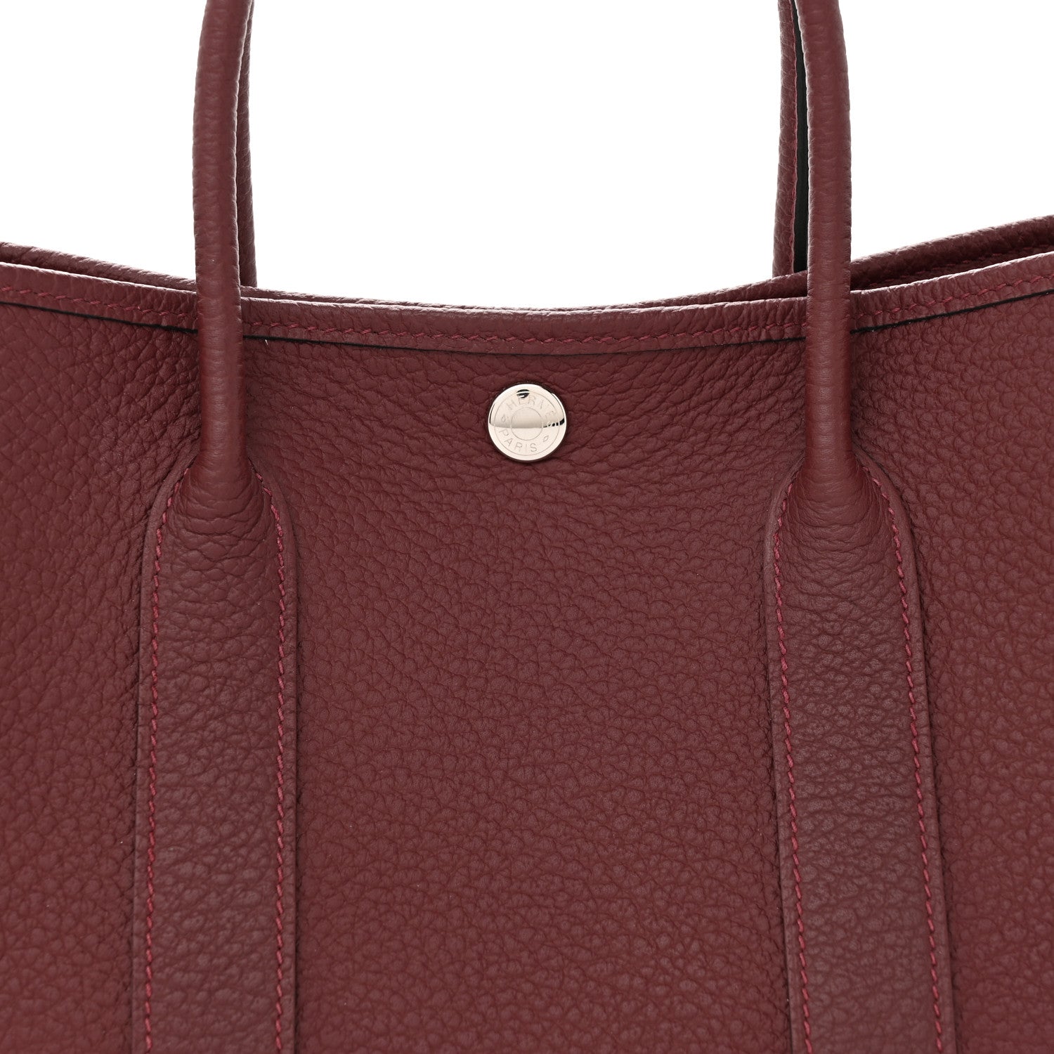 Hermes Vache Country Garden Party 30 TPM Rouge H 9 of 11