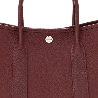 Hermes Vache Country Garden Party 30 TPM Rouge H 9 of 11