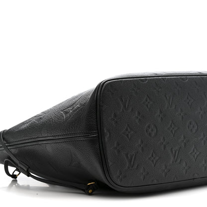 Louis Vuitton Empreinte Monogram Giant Neverfull MM Black 8 of 12