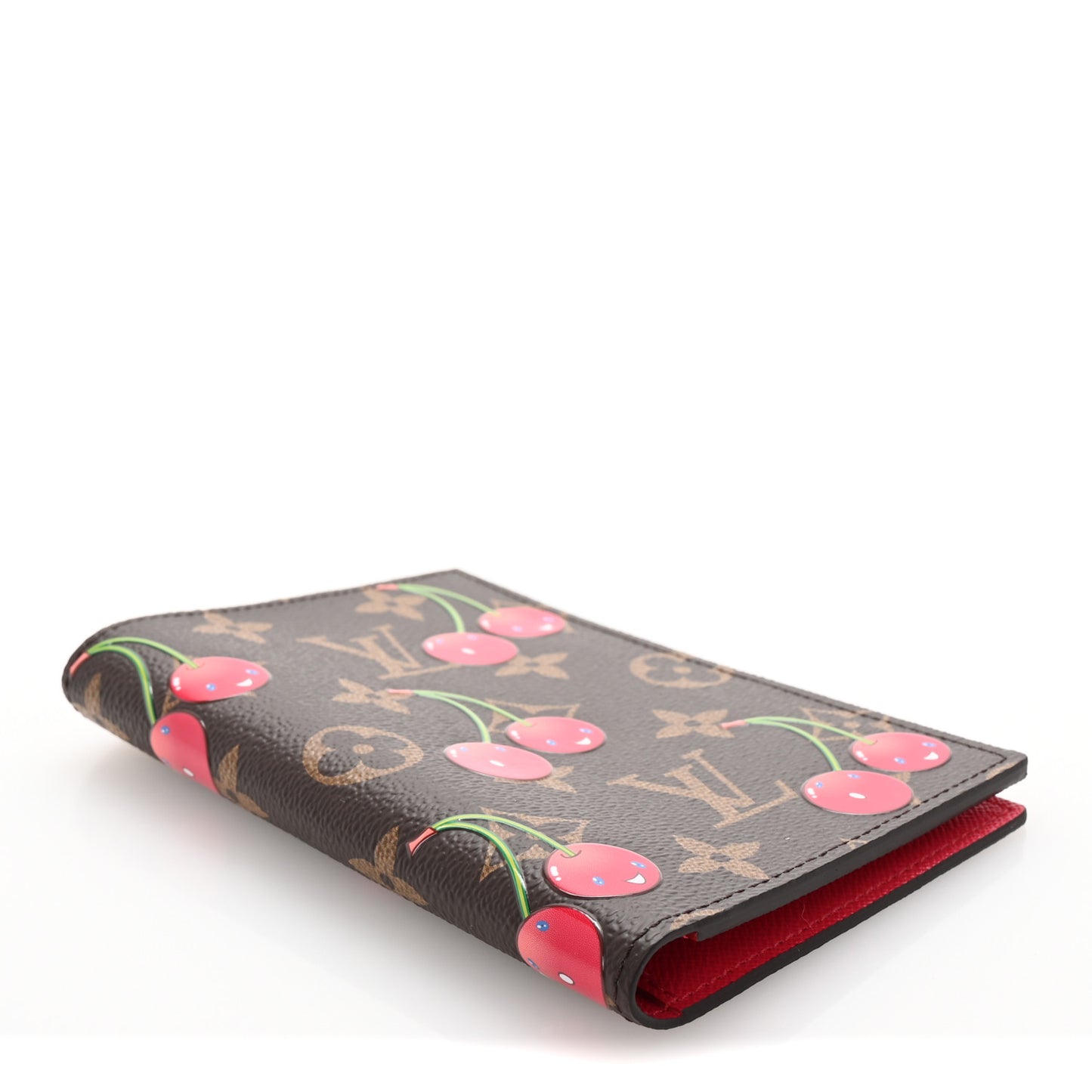 LV X TM Monogram Cerises Passport Cover