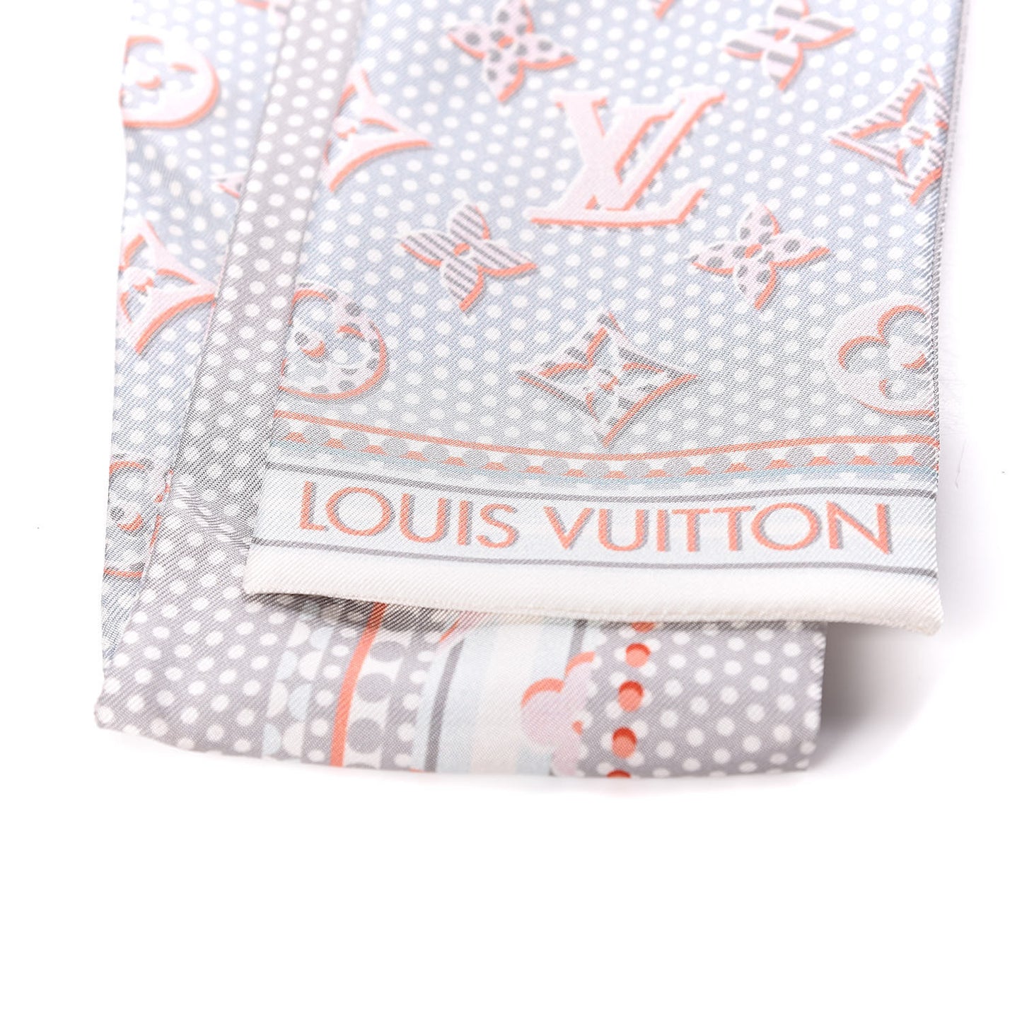 Silk Monodots Bandeau Light Blue