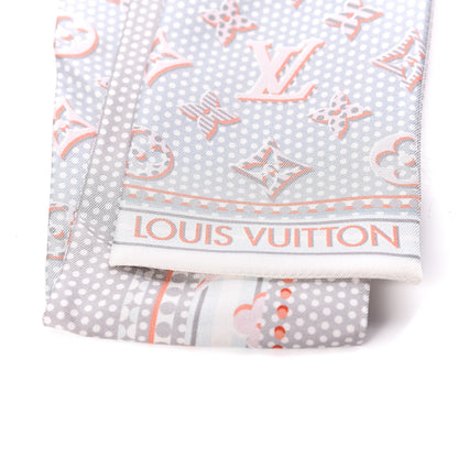 Louis Vuitton Silk Monodots Bandeau Light Blue 3 of 3
