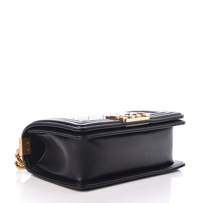 Chanel Lambskin Quilted Small Boy Flap Black 4 of 8