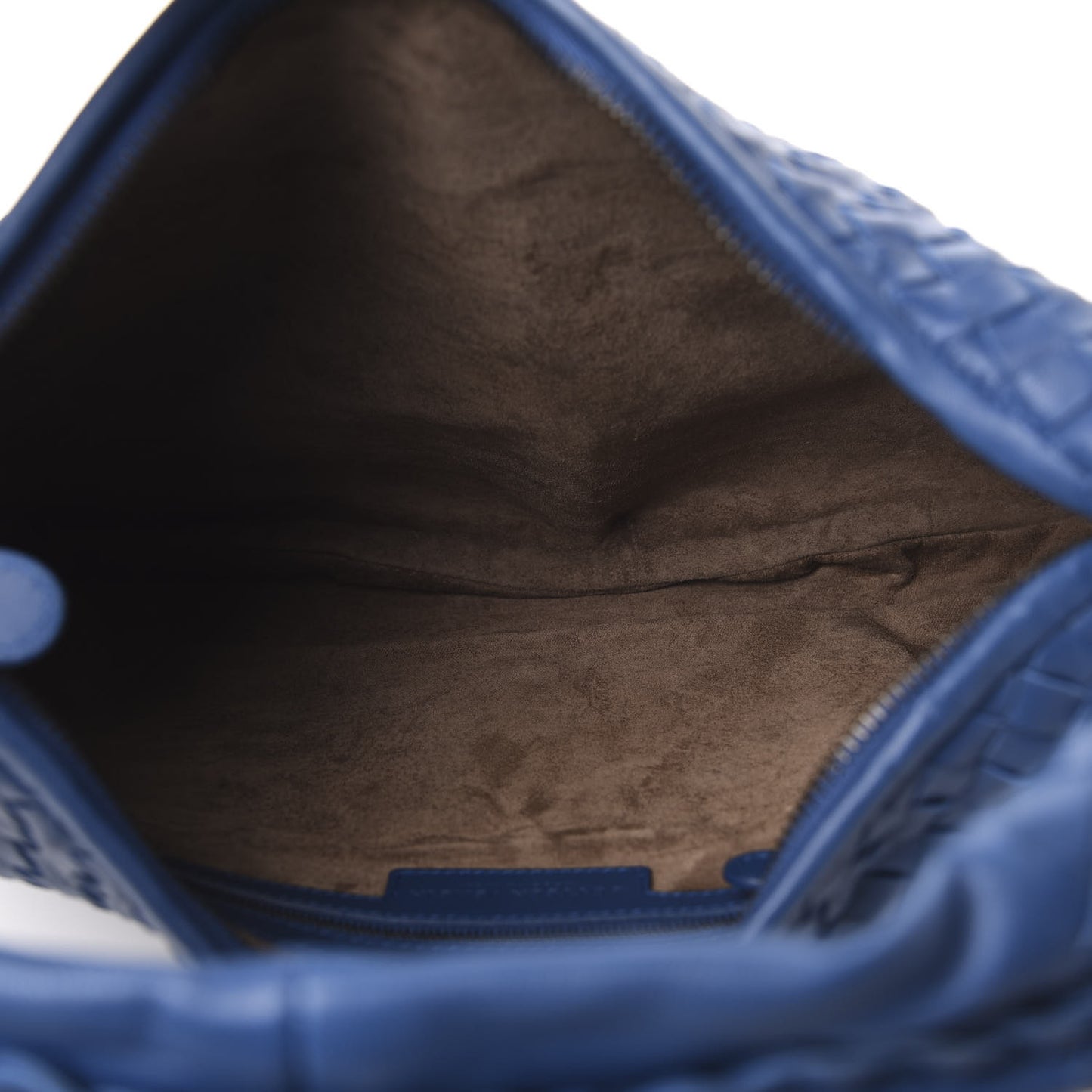 Nappa Intrecciato Medium Veneta Hobo Blue