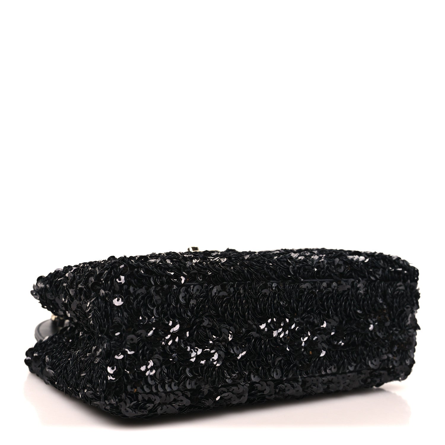 Chanel Sequin Nano Kelly Shopper Black 4 of 10