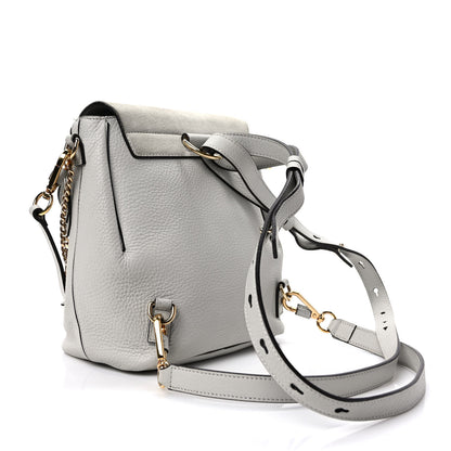 Chloe Suede Calfskin Small Faye Backpack Airy Grey 2 of 9