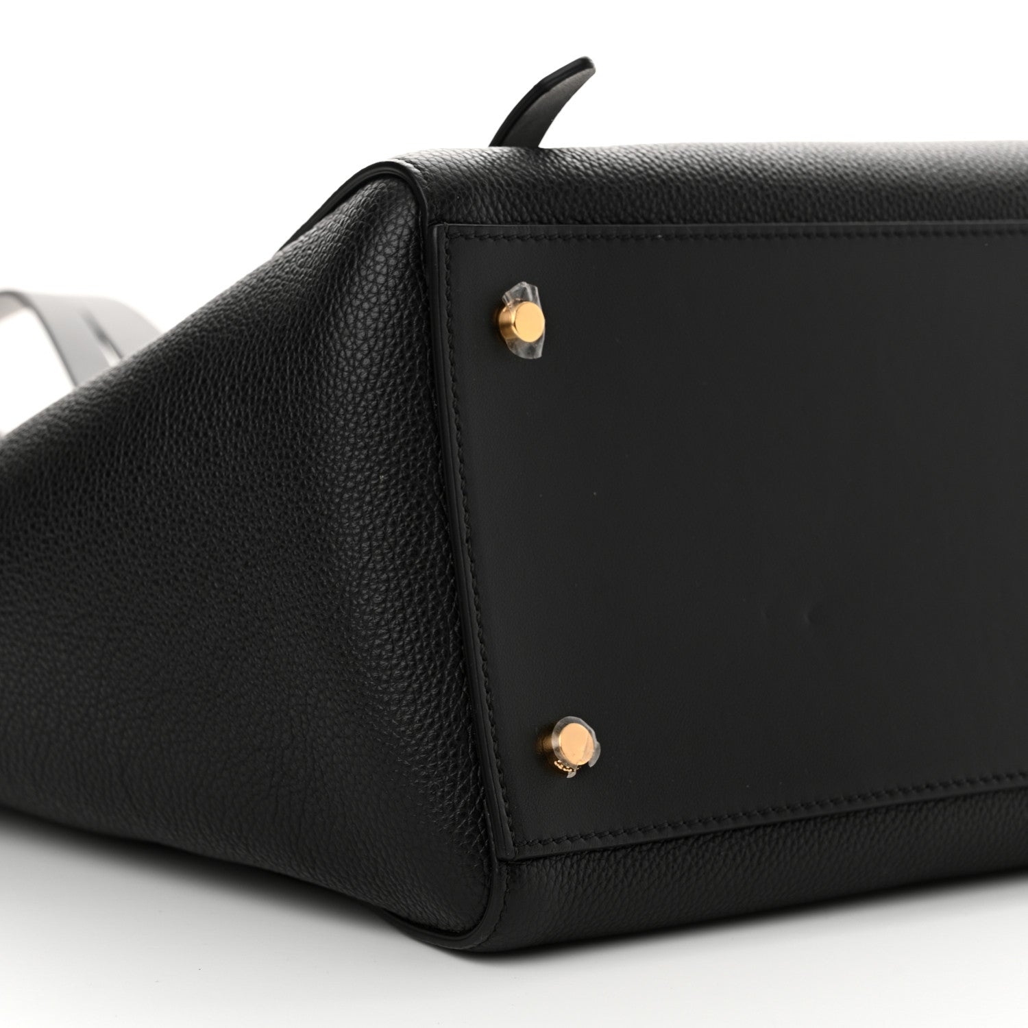 Tom Ford Grained Calfskin Buckle Tote Black 9 of 10