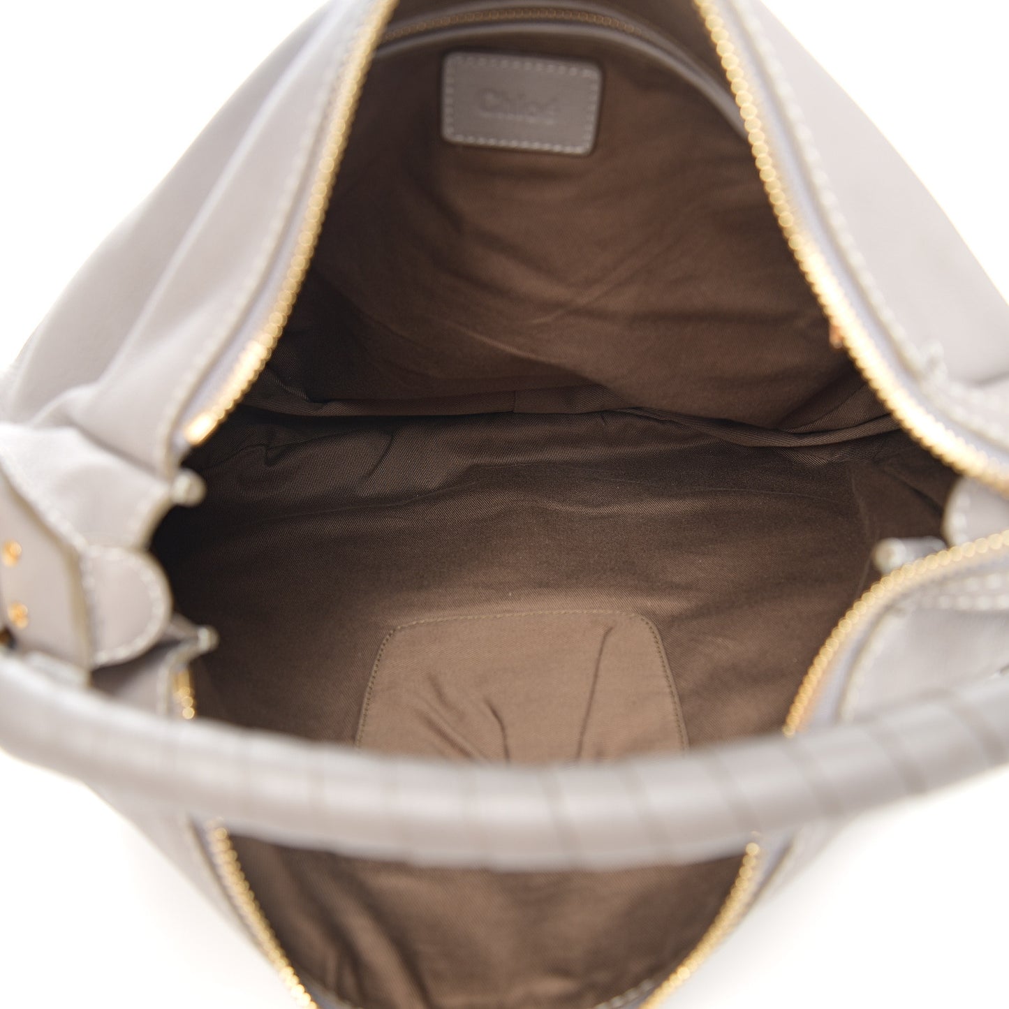 Calfskin Large Marcie Satchel Cashmere Grey