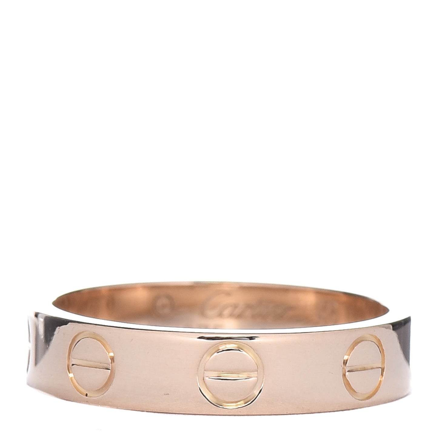 18K Yellow Gold 3.5mm LOVE Ring 46 3.75