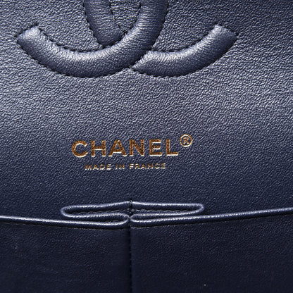 Chanel Caviar Quilted Medium Double Flap Navy 5 of 10