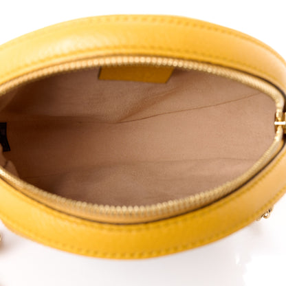 Gucci GG Supreme Monogram Flora Web Mini Ophidia Round Shoulder Bag Beige Multicolor Crop 5 of 11