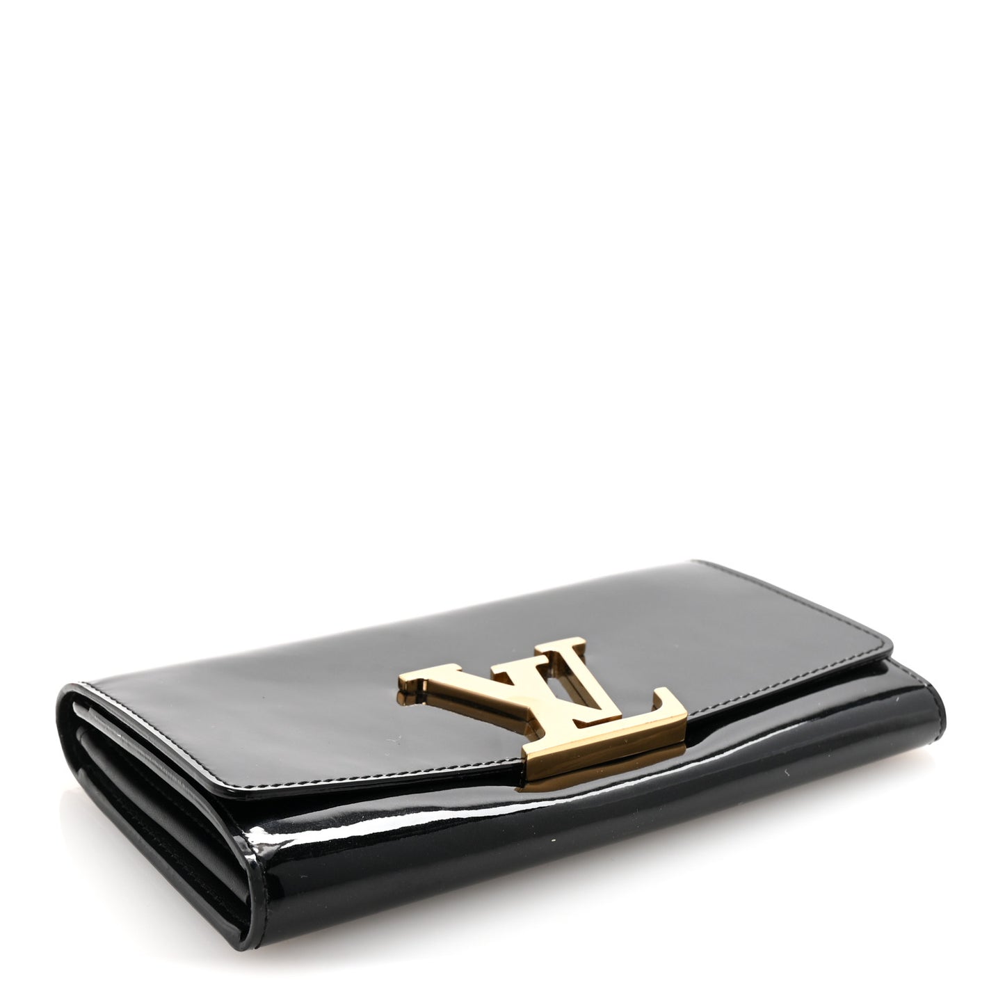 Patent Louise Wallet Black