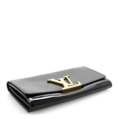 Louis Vuitton Patent Louise Wallet Black 4 of 6