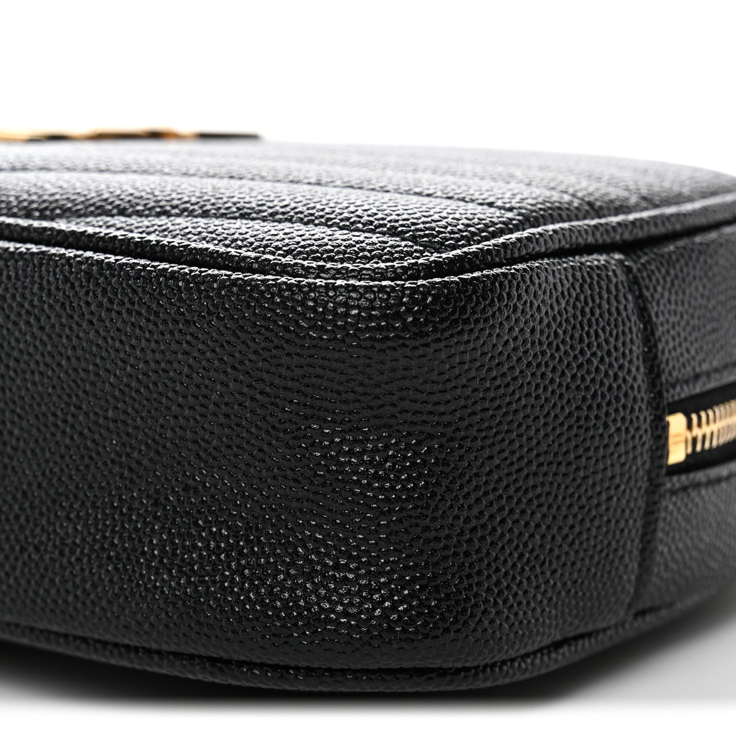 Saint Laurent Grain De Poudre Matelasse Monogram Mini Lou Camera Bag Black 10 of 10