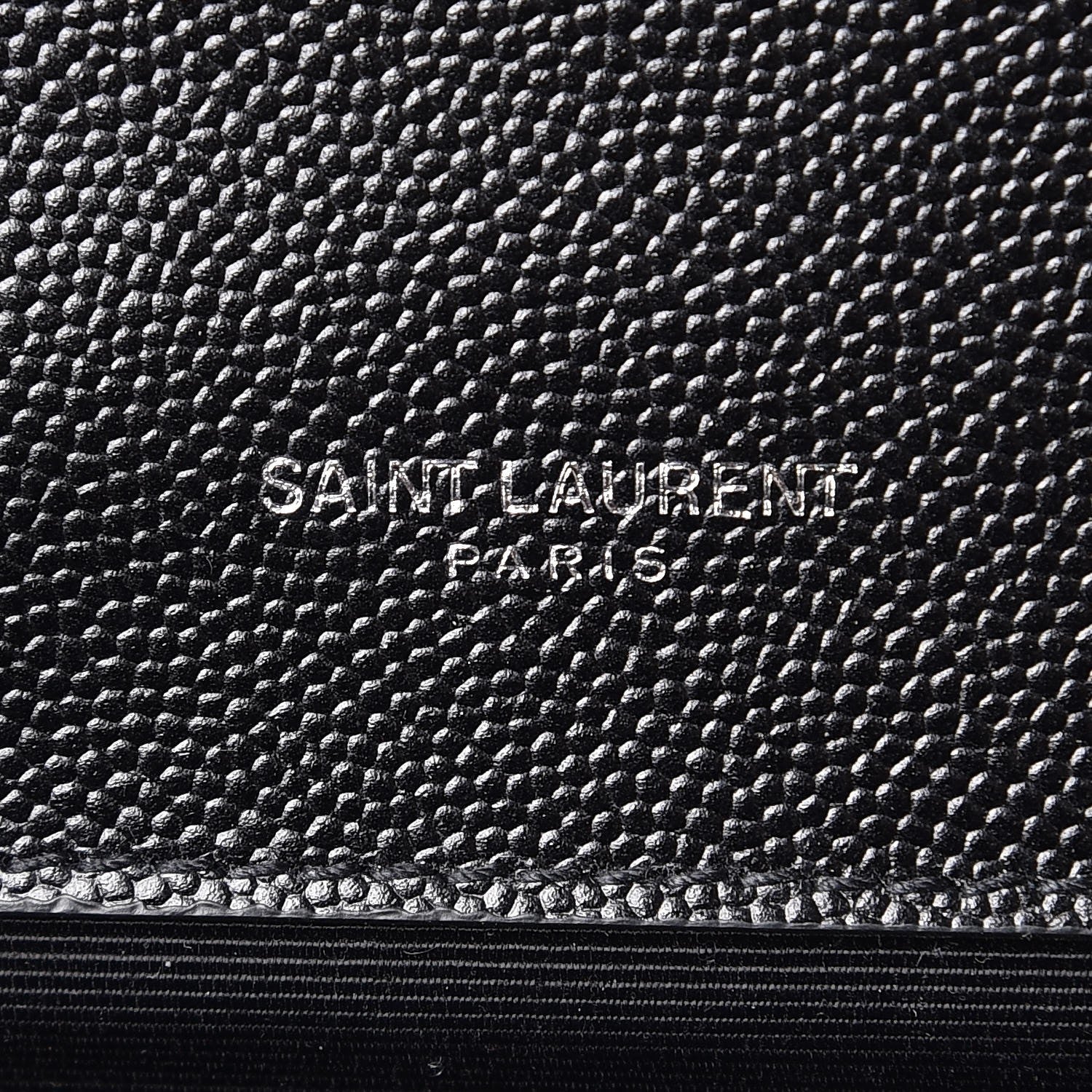 Saint Laurent Grain De Poudre Medium Classic Monogram Kate Satchel Black 7 of 7
