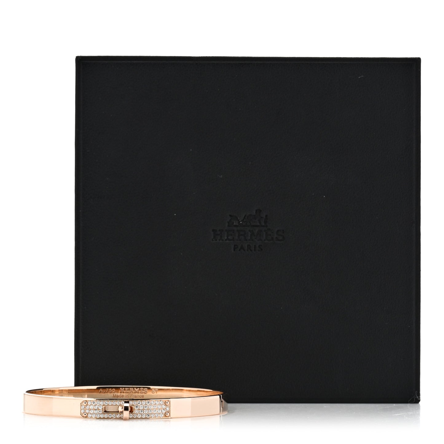 18K Rose Gold Diamond PM Kelly Pave Bracelet ST