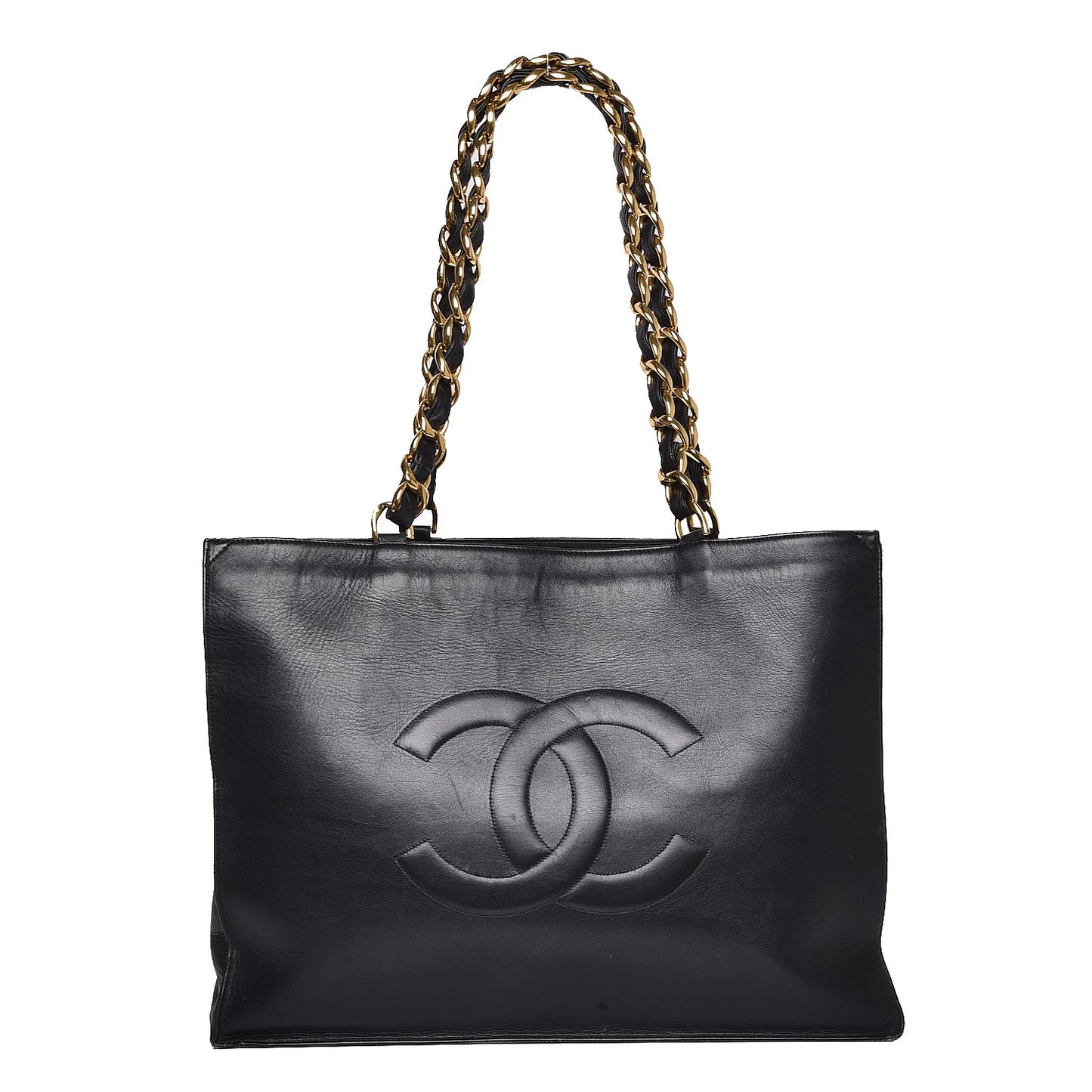 Lambskin CC Tote Black