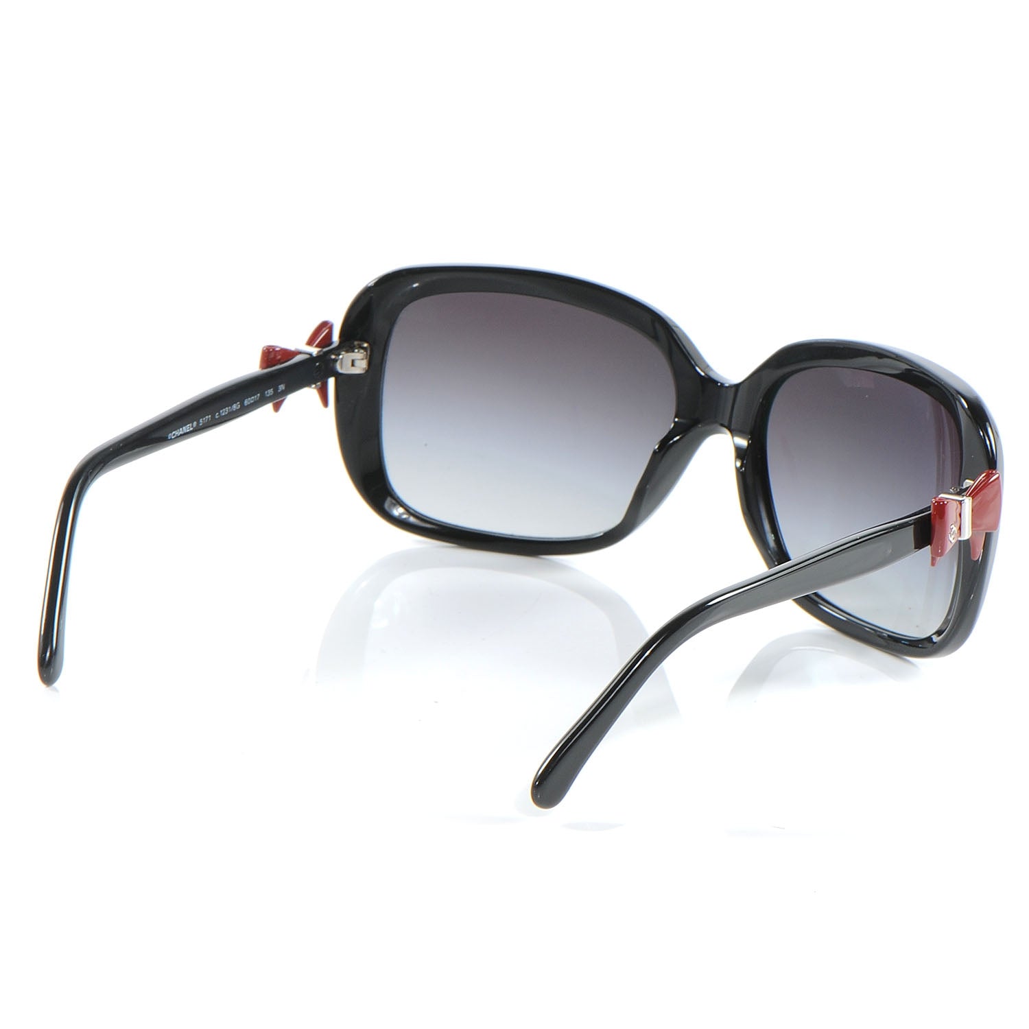Chanel Bow Sunglasses 5170 Black 2 of 5