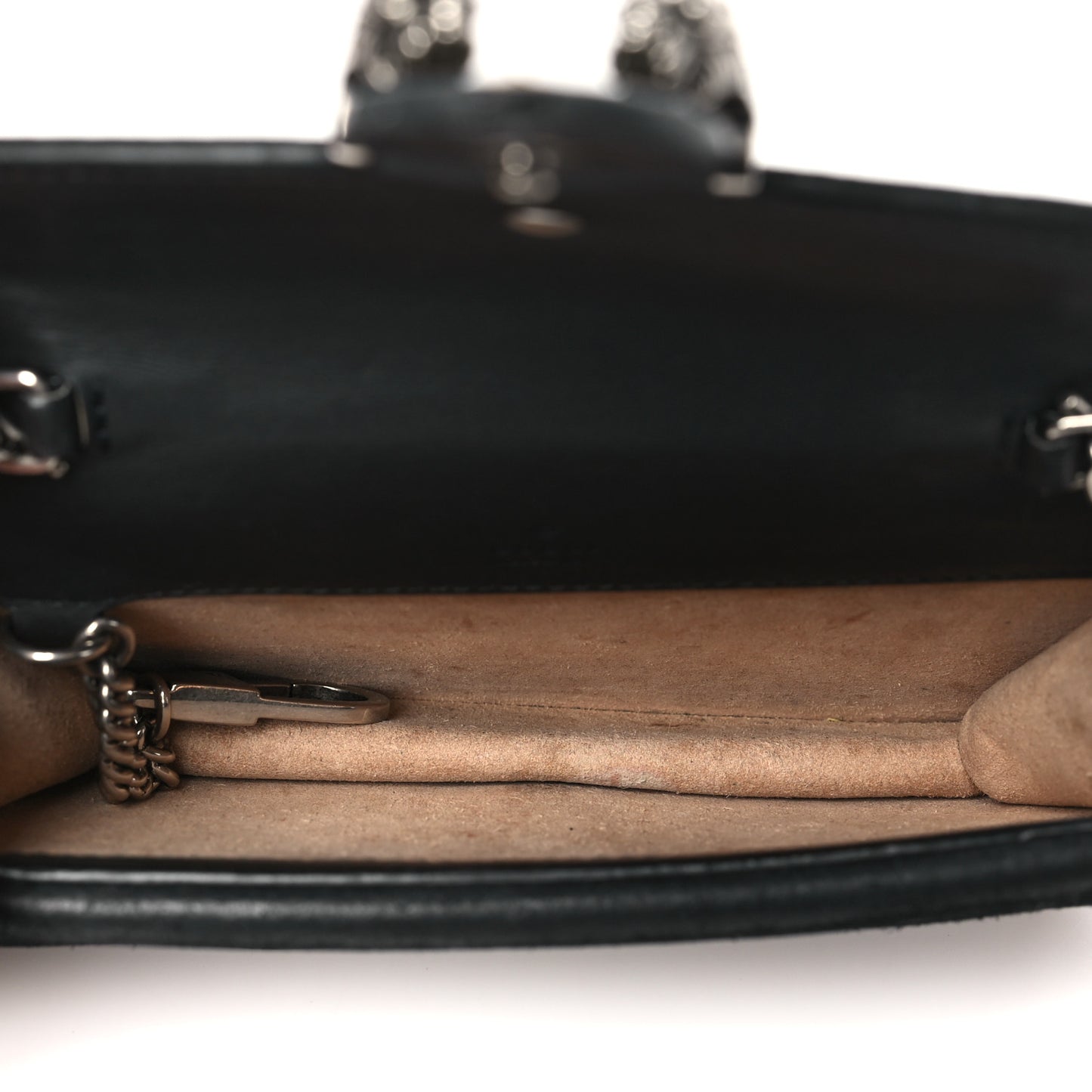 GG Supreme Monogram Super Mini Dionysus Shoulder Bag Black