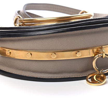 Chloe Calfskin Small Nile Bracelet Minaudiere Bag Motty Grey 8 of 9