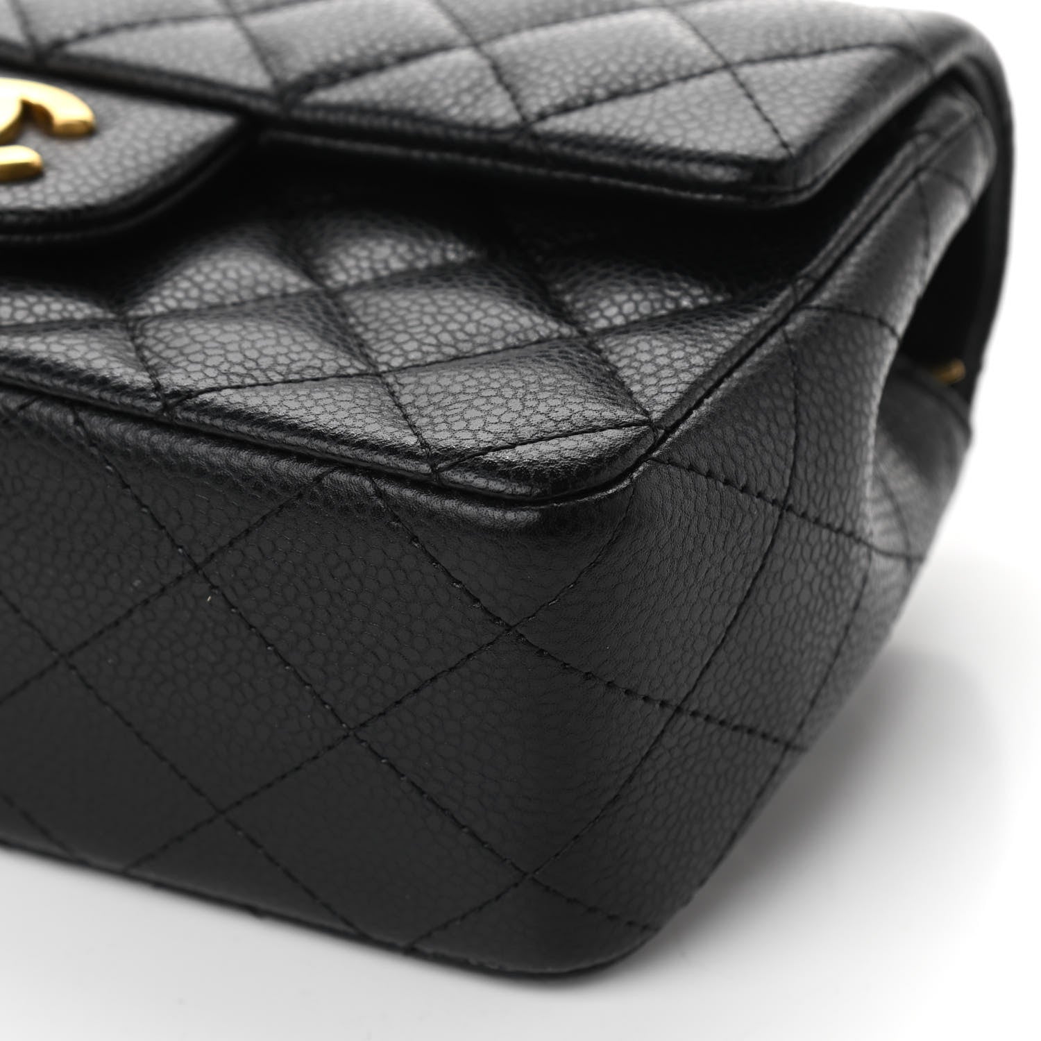 Chanel Caviar Quilted Mini Rectangular Flap Black 10 of 13