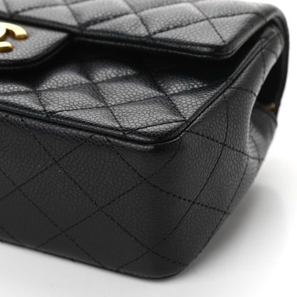 Chanel Caviar Quilted Mini Rectangular Flap Black 10 of 13