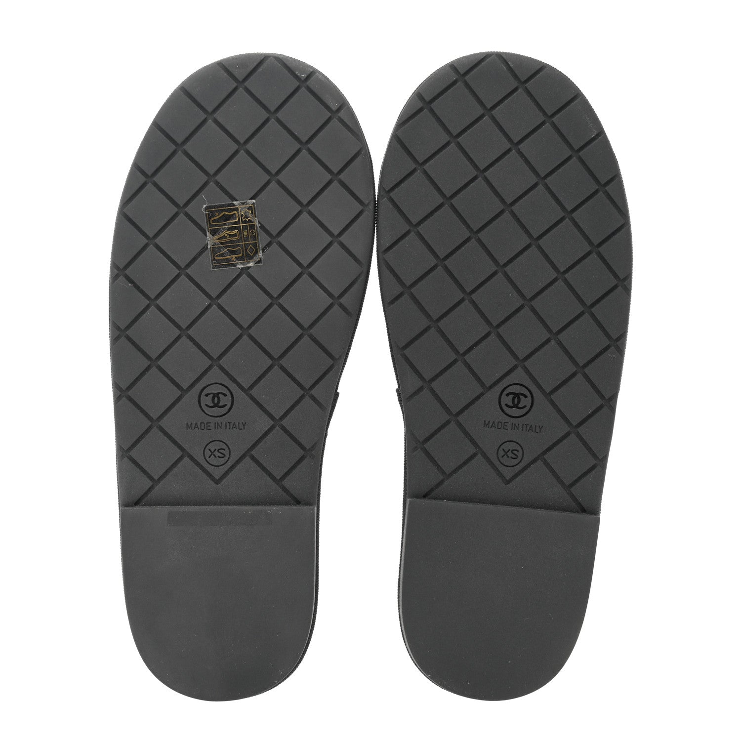 Chanel Lambskin CC Flat Mules XS Black 5 of 8