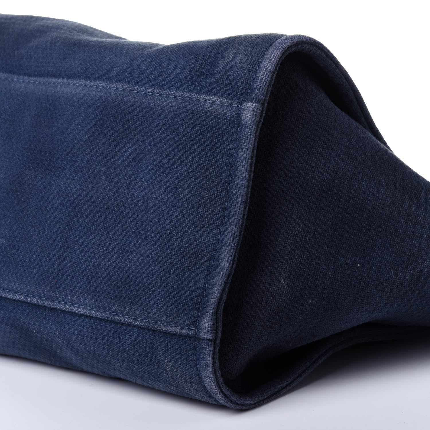 Chanel Canvas Medium Deauville Tote Dark Blue 16 of 18