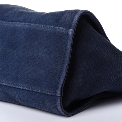 Chanel Canvas Medium Deauville Tote Dark Blue 16 of 18
