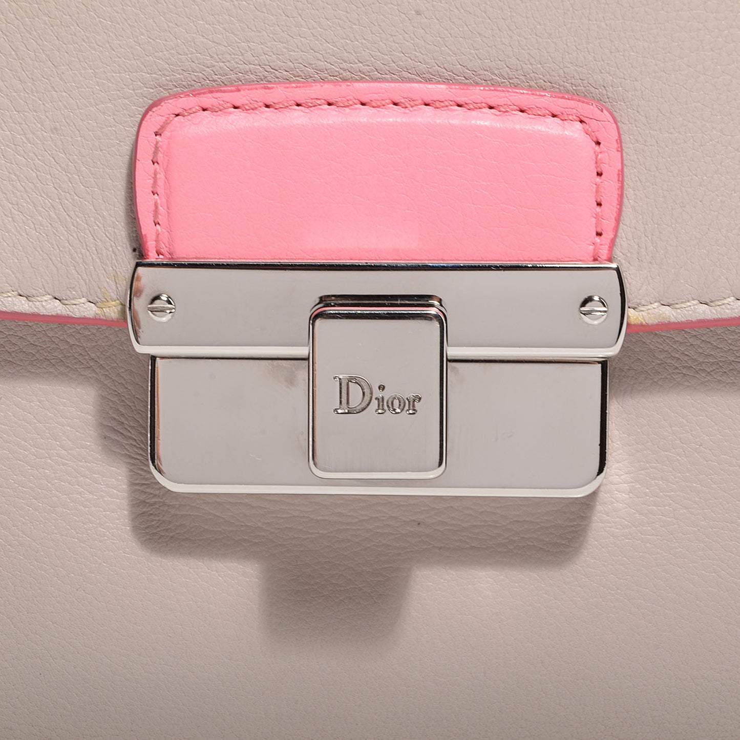 Calfskin Small Diorling Rose Candy