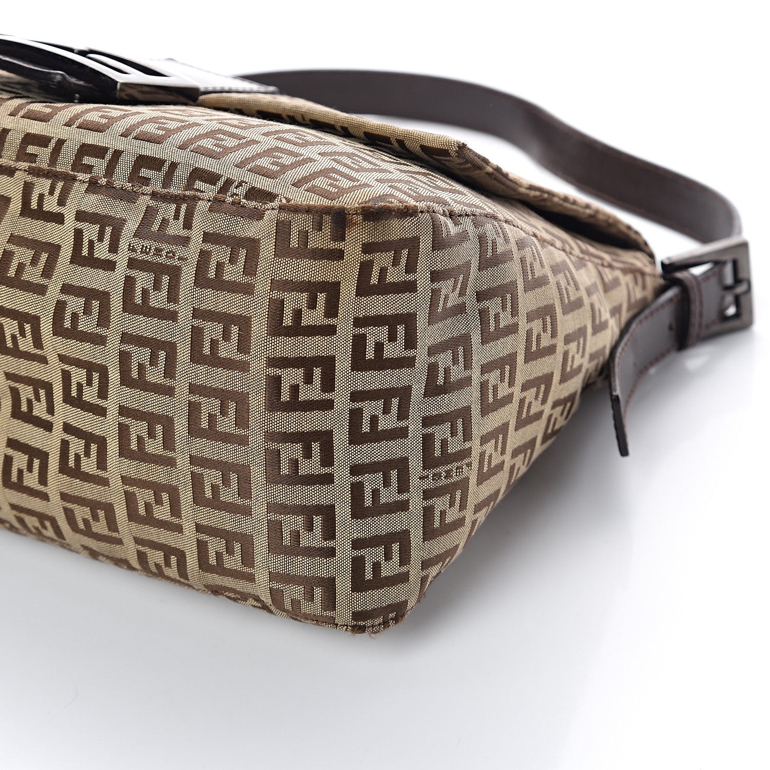 Fendi Zucchino Mama Baguette Brown 7 of 7