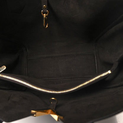 Louis Vuitton Calfskin Monogram Kimono Tote Black 4 of 9
