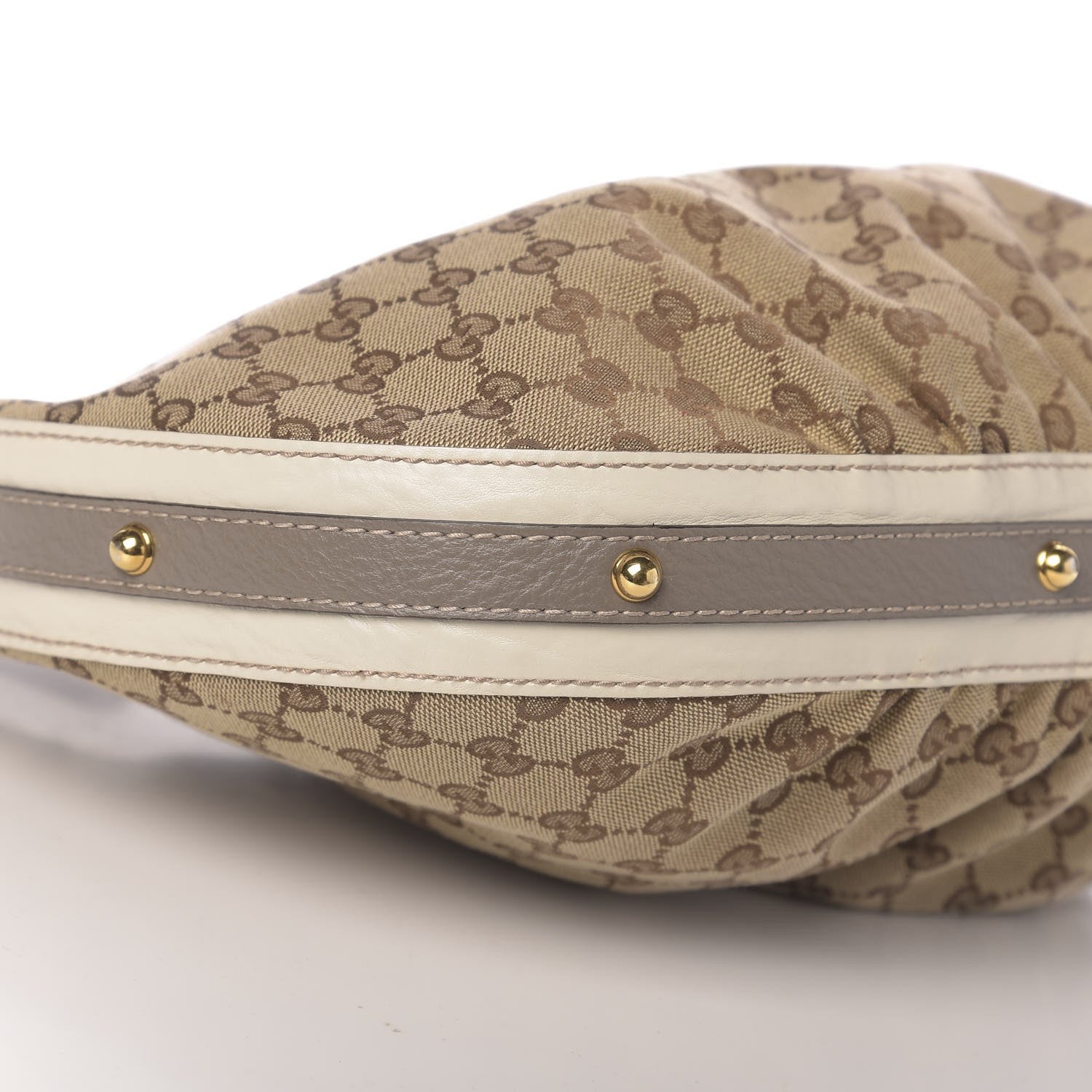 Gucci Monogram Medium Interlocking Hobo Off White 8 of 10