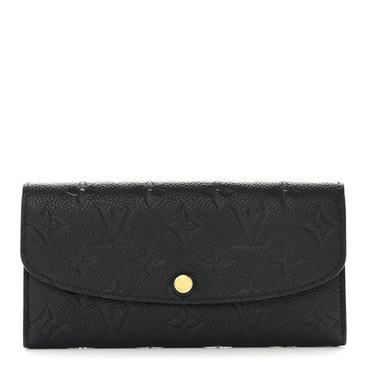 Louis Vuitton Empreinte Emilie Wallet Black Dune 1 of 8