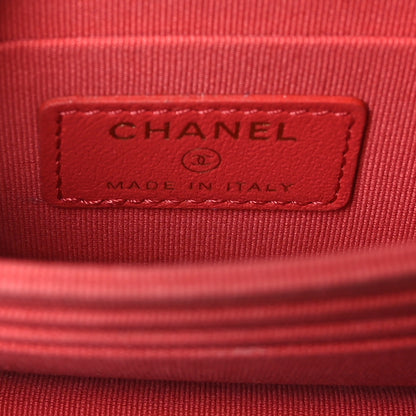 Chanel Lambskin Quilted Mini Trendy CC Wallet On Chain WOC Pink 5 of 9