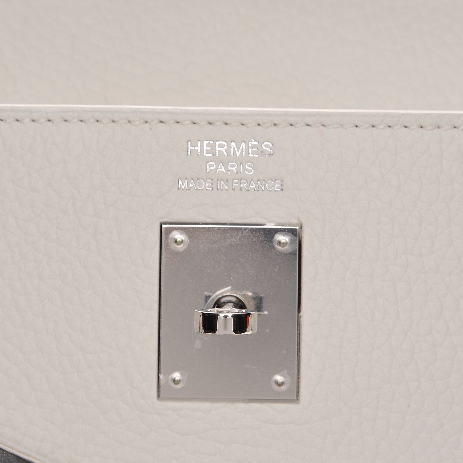 Hermes Taurillon Clemence Kelly Retourne 35 White 6 of 26