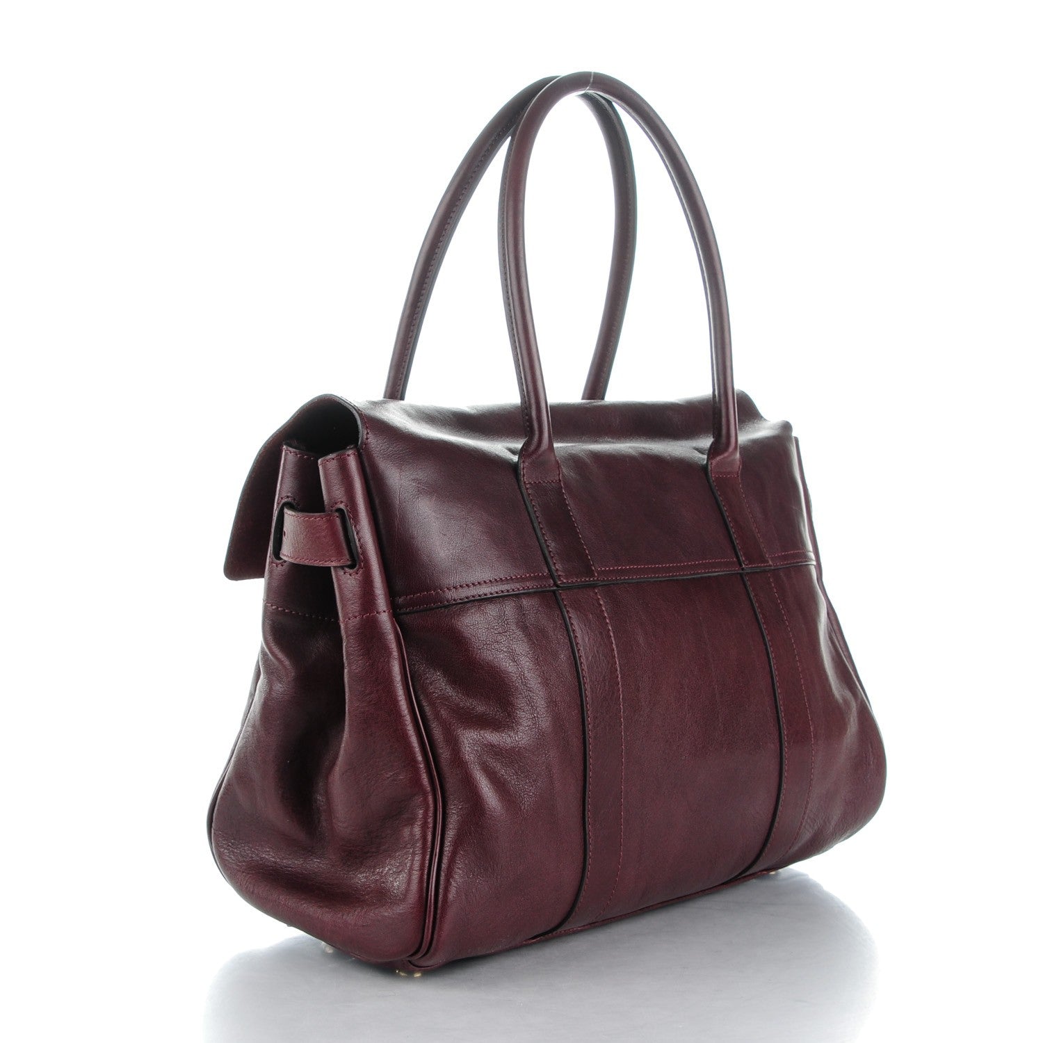 Mulberry Natural Leather Bayswater Oxblood 3 of 9